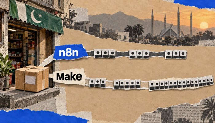 n8n یا Make؟ ہر اضافی مرحلہ قیمت کا فاتح بدل سکتا ہے