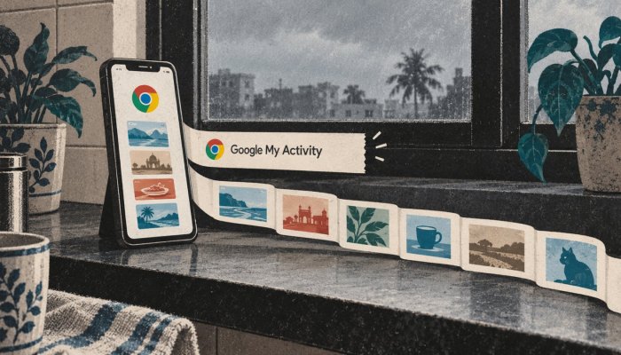 Google My Activity मिटाई? Chrome का इतिहास अलग से बच सकता है
