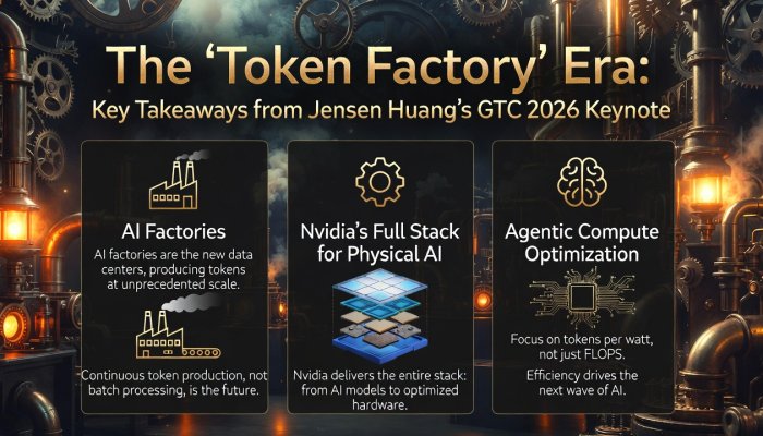 The "Token Factory" Era: Key Takeaways from Jensen Huang’s GTC 2026 Keynote