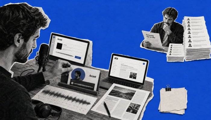 Acast and Kit Link Podcasts to Newsletters—but Offers Scale by Audience