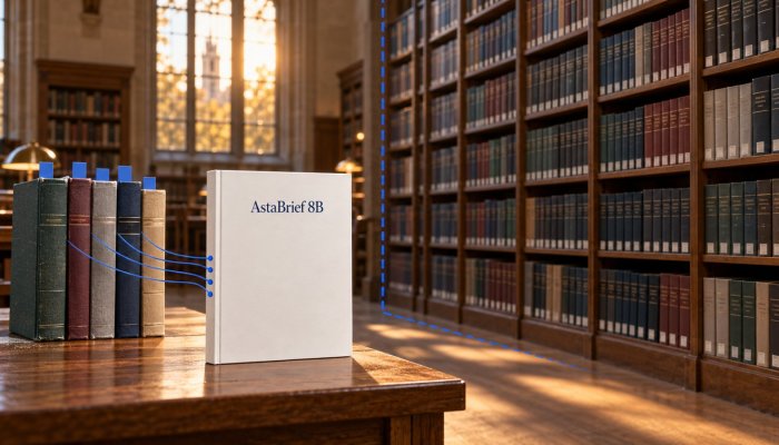 AstaBrief pisze raport 3,5 raza szybciej — cytaty nadal trzeba sprawdzać