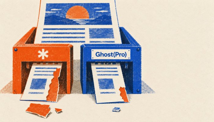 Ghost или Substack: 10% прихода мења победника пре броја претплатника