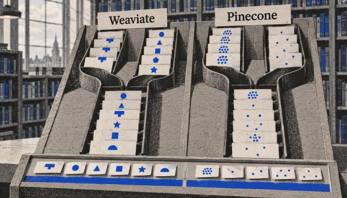 Pinecone eller Weaviate: hybridsökning kan väga tyngre än rå latens