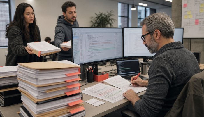 IA dobrou entregas de código, mas também dobrou a fila de revisão