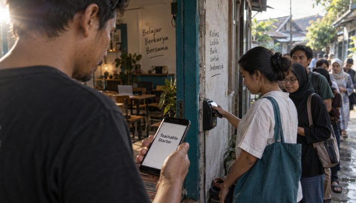 Teachable atau Thinkific: fee 7,5% mengubah pilihan kursus