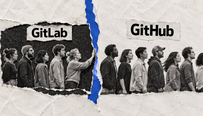 GitHub vagy GitLab: öt felhasználónál már szétnyílik az ingyenes keret