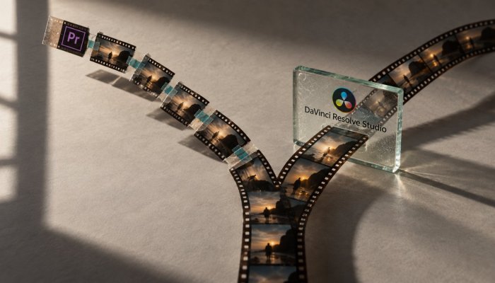 DaVinci Resolve ou Premiere: compra única enfrenta assinatura em reais