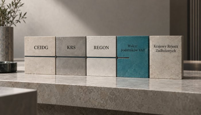 Kontrahent wygląda wiarygodnie? Pięć rejestrów pokaże ryzyko