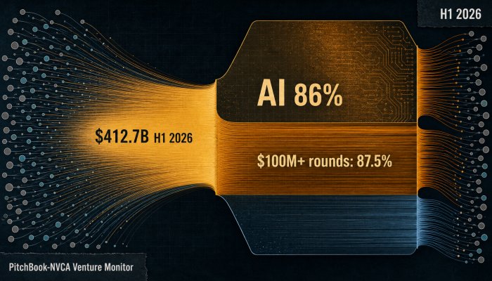 Венчурный рынок США вложил $412,7 млрд за первое полугодие 2026 года