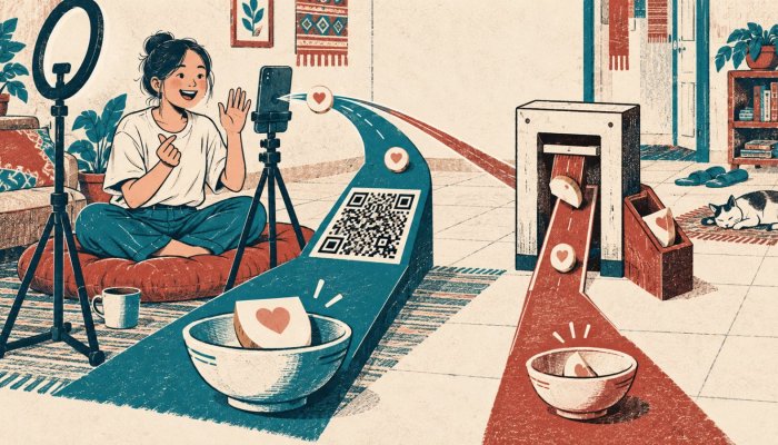 Saweria atau Trakteer: potongan sama, biaya pembayaran membalik pilihan