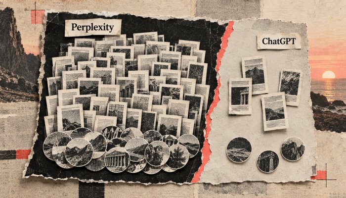 ChatGPT Search või Perplexity: rohkem viiteid ei tähenda sama vastust