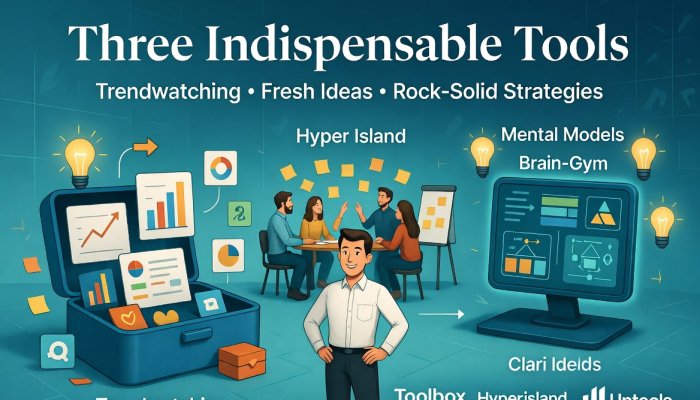 Three Indispensable Tools Every Modern Marketer Needs for Trendwatching, Fresh Ideas, and Rock-Solid Strategies