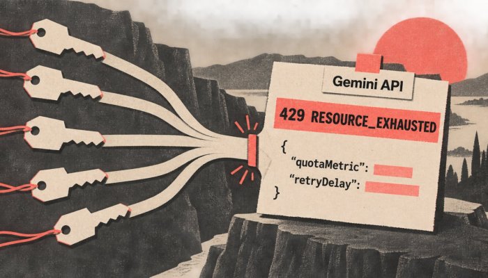 Gemini API vrací 429: nový klíč obvykle problém nevyřeší