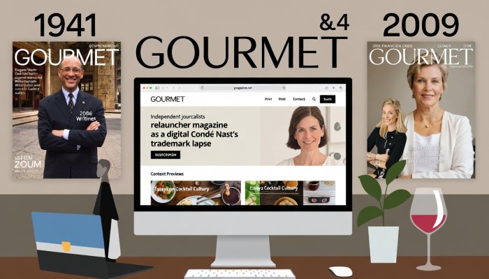 The Revival of Gourmet Magazine: A Trademark Twist and a New Digital Era