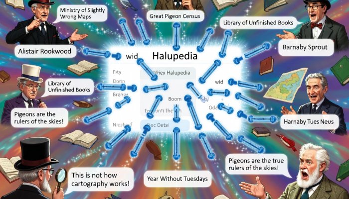 The Perfect Degenerate Time-Killer: Halupedia — The Infinite Hallucinating Wikipedia