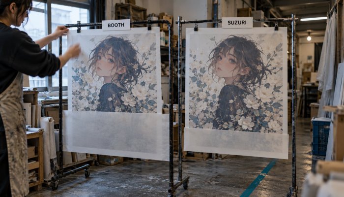 BOOTHかSUZURIか、1000円DL販売は固定23円差が残る