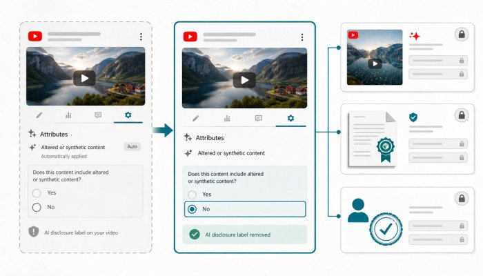 YouTube’s AI Label Can Be Changed—Except in Three Locked Cases