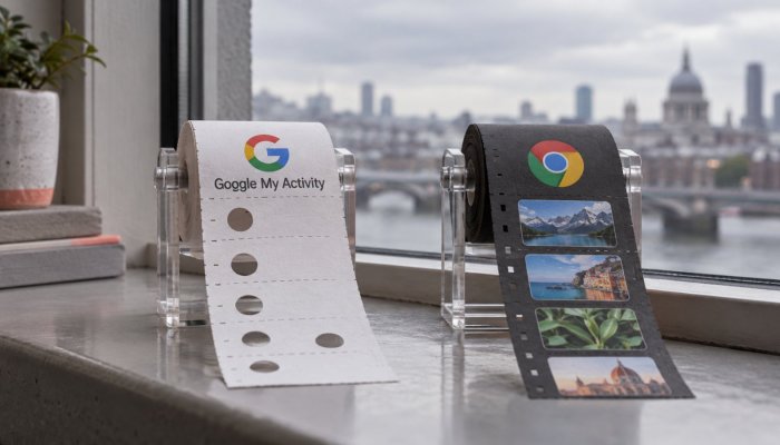 Google My Activity kustutamisest ei piisa — brauseri ajalugu jääb alles