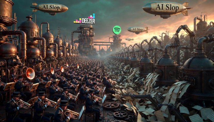 AI Music Is Flooding Streaming Services — and Platforms Are Getting Nervous