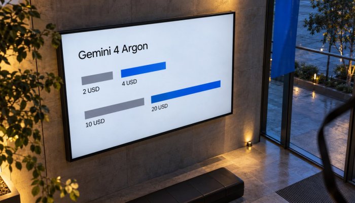 Gemini 4 Argon je odprt: uvodna cena se novembra podvoji
