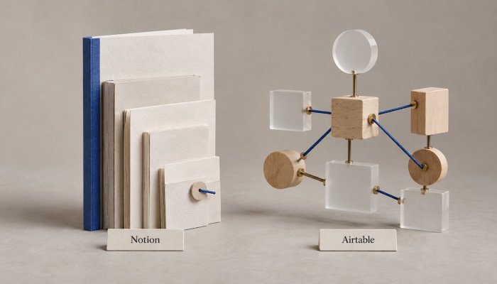 „Notion“ ar „Airtable“: pigesnė vieta dokumentams, brangesnė – duomenims
