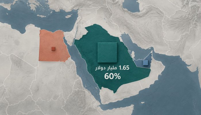تمويل المنطقة يبلغ 1.65 مليار دولار: السعودية تحصد 60%