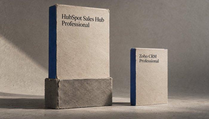 HubSpot, nebo Zoho CRM: levný start skrývá propast u vyšších tarifů