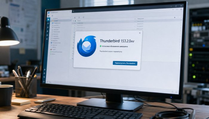 Thunderbird 153.2 закрывает опасные ошибки памяти — обновление уже доступно
