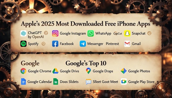 ChatGPT Tops Apple's 2025 Most Downloaded Free iPhone Apps List — With Google Claiming Half the Top 10