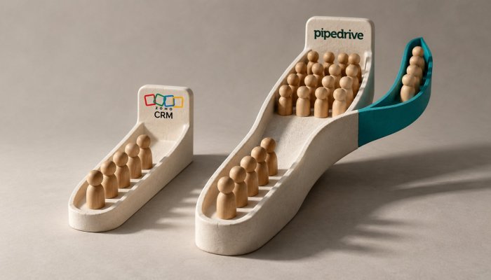 Zoho CRM ou Pipedrive : la simplicité peut finir en options payantes