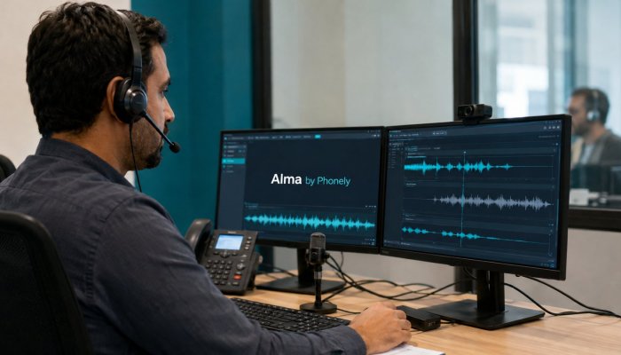 Alma يَعِد بزمن استجابة 182 مللي ثانية، والقياس من Phonely نفسها