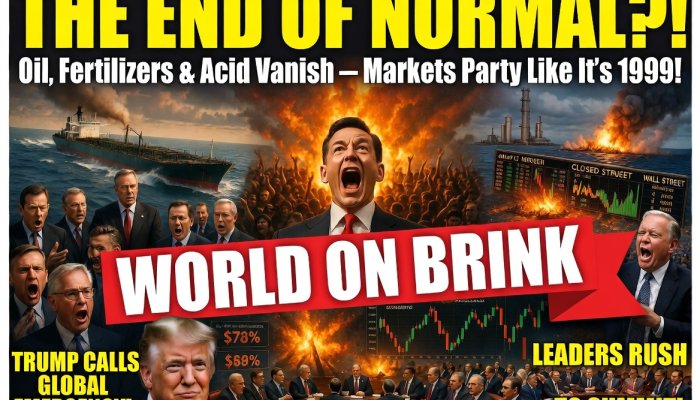 The World is Simultaneously Losing Oil, Fertilizers, and Sulfuric Acid. The Market Has Only Priced in Oil