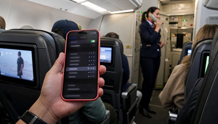 Una Wi‑Fi falsa apareció en pleno vuelo: Delta descarta riesgo para el avión