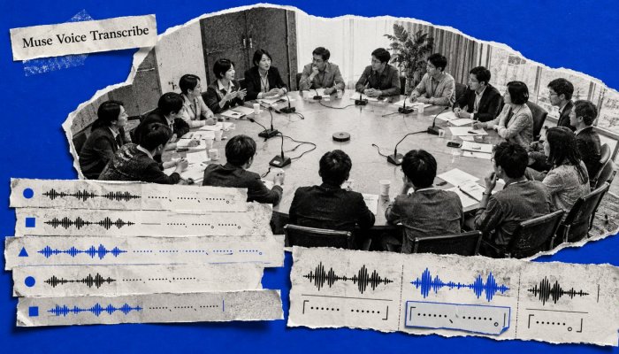 Muse Voice Transcribe公開、20人超の話者をリアルタイム分離