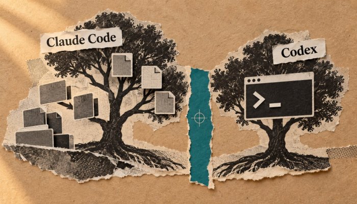 Claude Code vai Codex? Valinta ratkeaa työnkulkuun, ei yhteen testiin