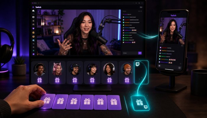 Twitch añade una suscripción por cada cinco regalos, pero solo en formato doble