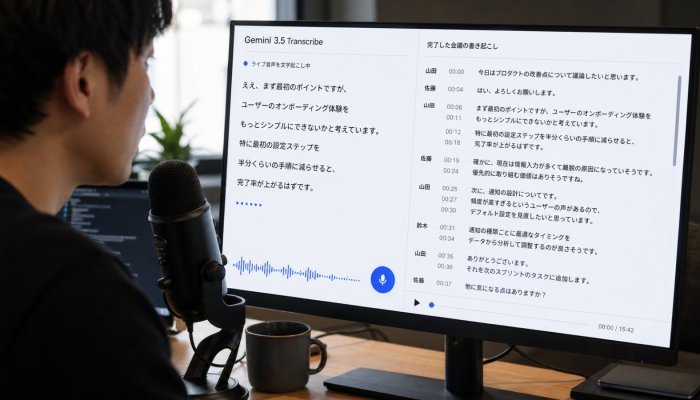 Gemini 3.5 Transcribe登場—85言語対応でもプレビューには制限