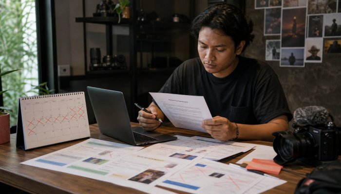 Kontrak eksklusif kreator: uang muka besar bisa menutup pendapatan lain