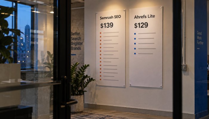 Semrush apo Ahrefs: 10 dollarë diferencë fshehin dy rrjedha pune