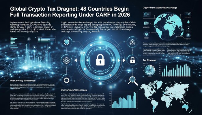 Global Crypto Tax Dragnet: 48 Countries Begin Full Transaction Reporting Under CARF in 2026