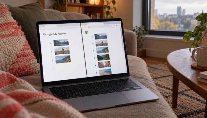 Google My Activity dzēšana neatceļ pārlūka vēsturi — jāiztīra divas vietas