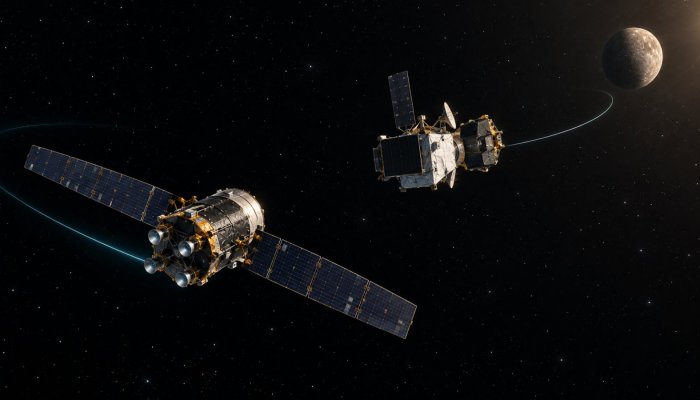 আট বছরের যাত্রার শেষ ধাপ—BepiColombo-র propulsion module আলাদা হলো