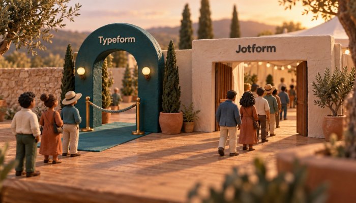 Typeform či Jotform: pútavejší formulár prehrá, ak narazí na limit