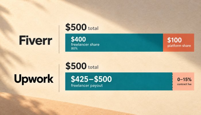 Upwork თუ Fiverr: 20%-იანი საკომისიო არჩევანს ძვირად ცვლის