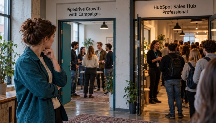 „Pipedrive“ ar „HubSpot“: nemokamą startą gali pakeisti 1 500 USD diegimas