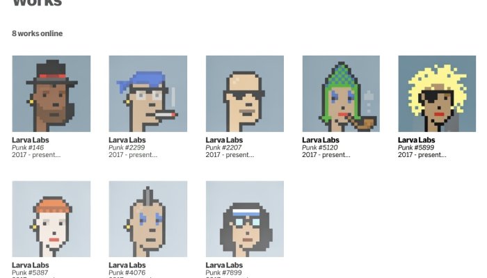 CryptoPunks Enter the Canon: MoMA Adds Eight Iconic NFTs to Permanent Collection