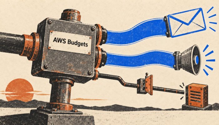 AWS budget alert може сам да сопре ресурс, но IAM-улогата ја носи опасноста