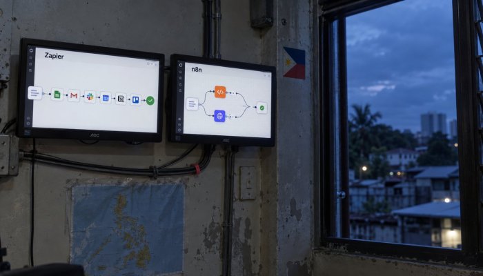 Zapier o n8n: kadalian kapalit ng kontrol at maintenance