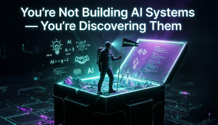 You’re Not Building AI Systems — You’re Discovering Them
