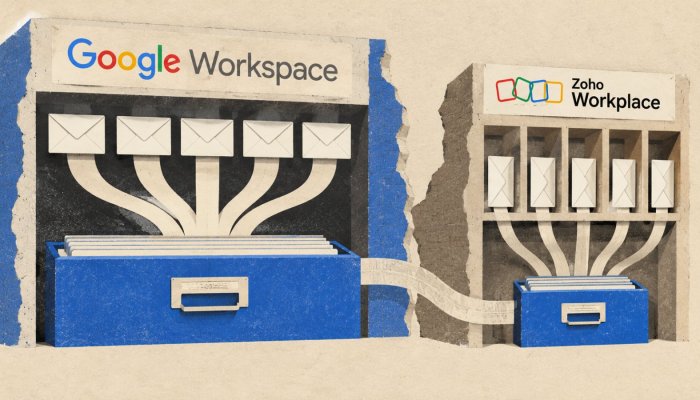 Google Workspace ou Zoho Workplace: preço baixo pode cobrar migração